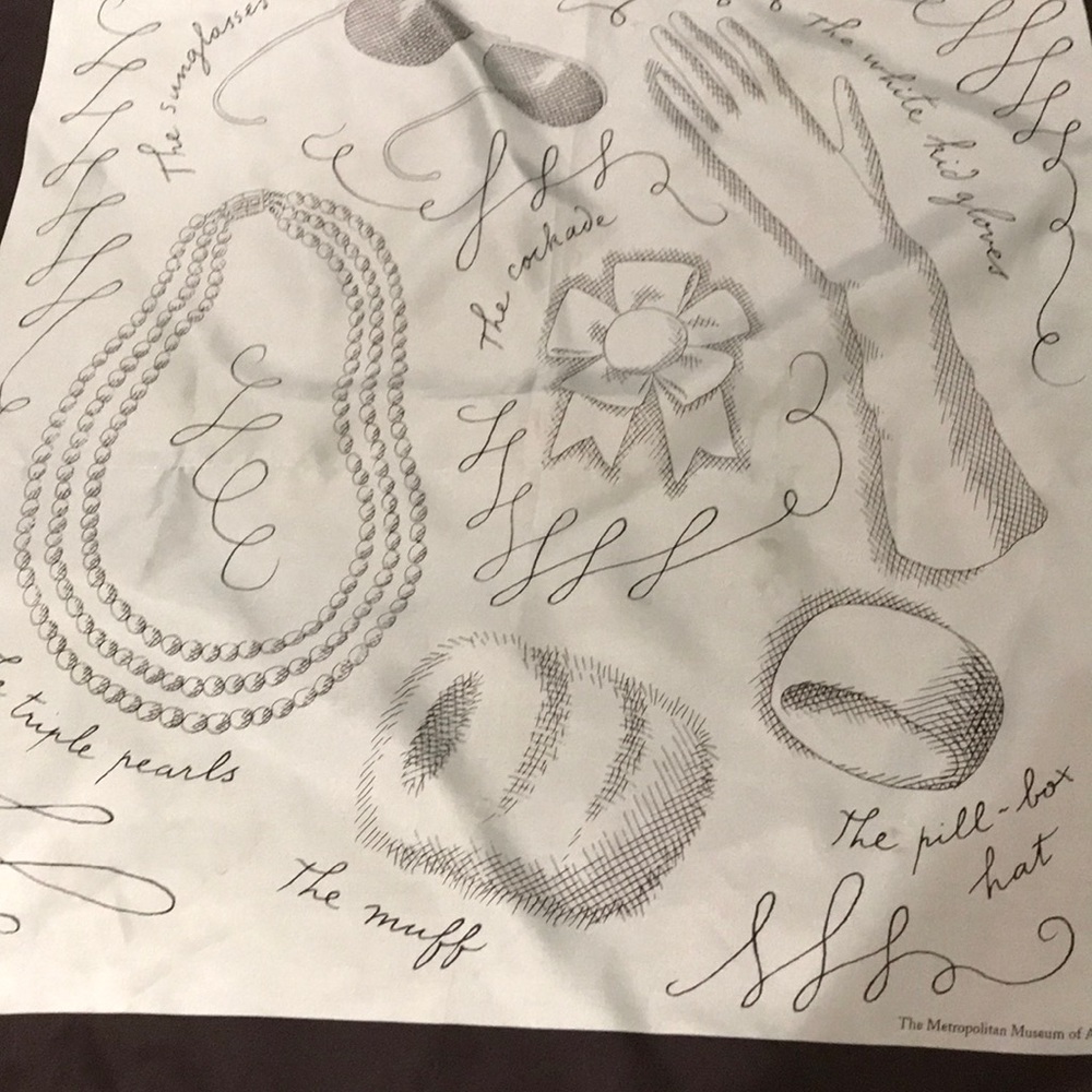 Vintage MOMA Silk square scarf